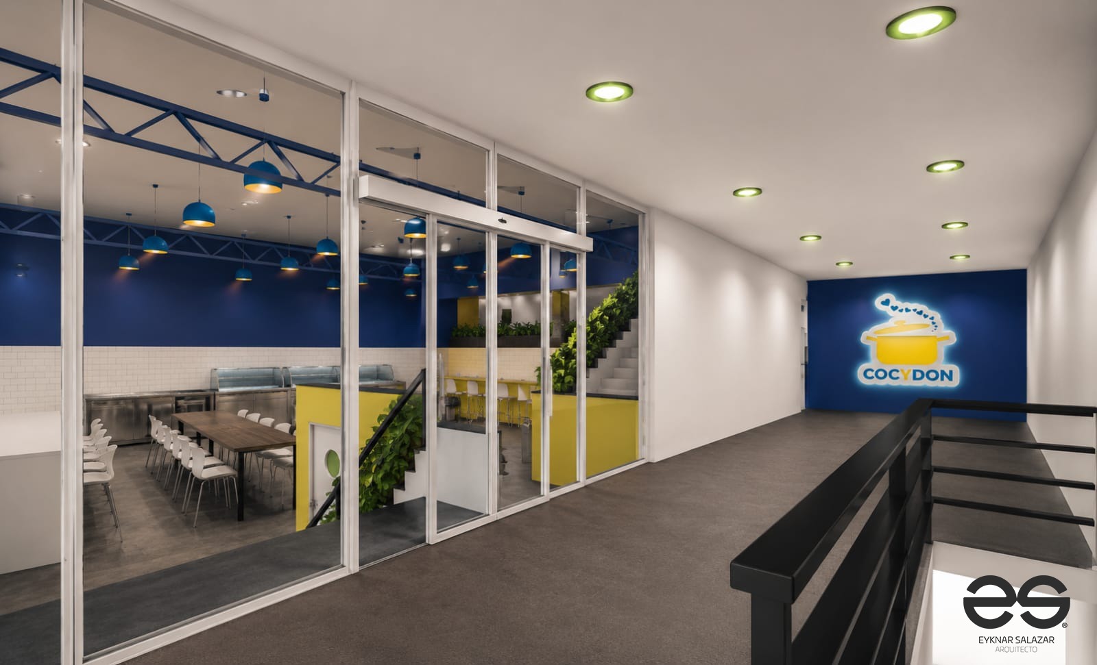 Cocina solidaria – entrada y lobby
